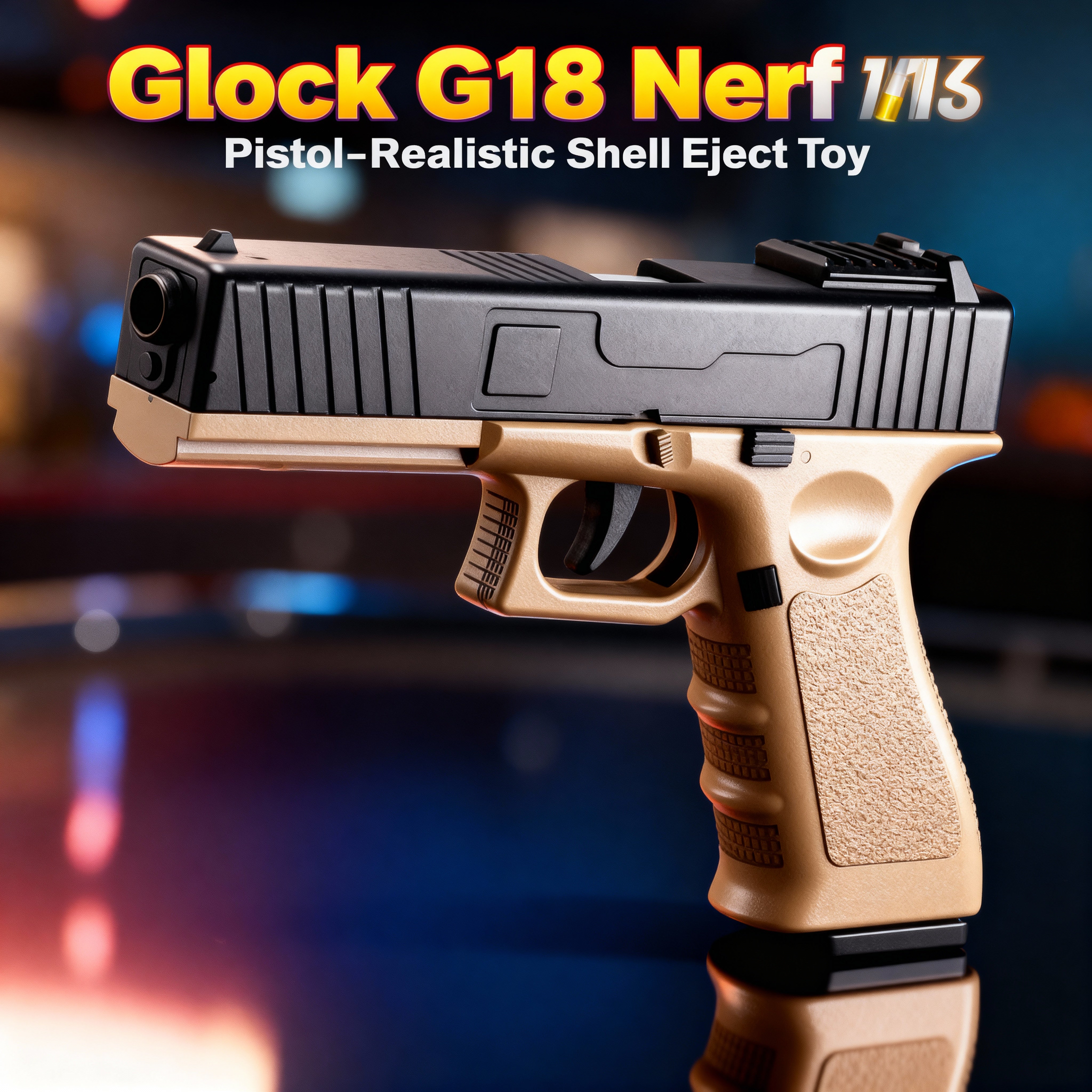 Glock G18 Nerf Pistol - Realistic Shell Eject Toy – rnguk