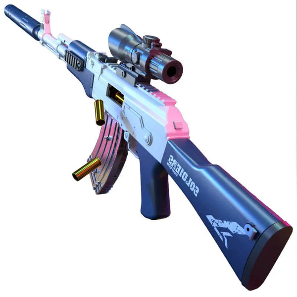 Manual Shell Ejecting AKM Nerf Blaster