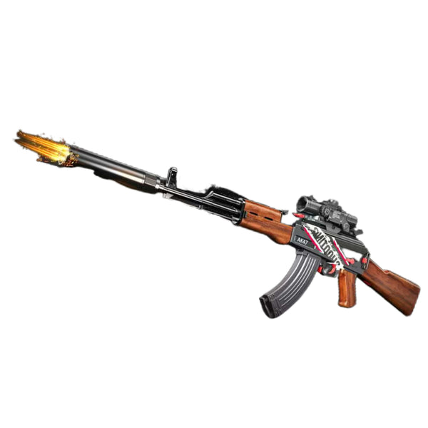 Dual Mag With Tracer Silencer AK 47 Gel Blaster