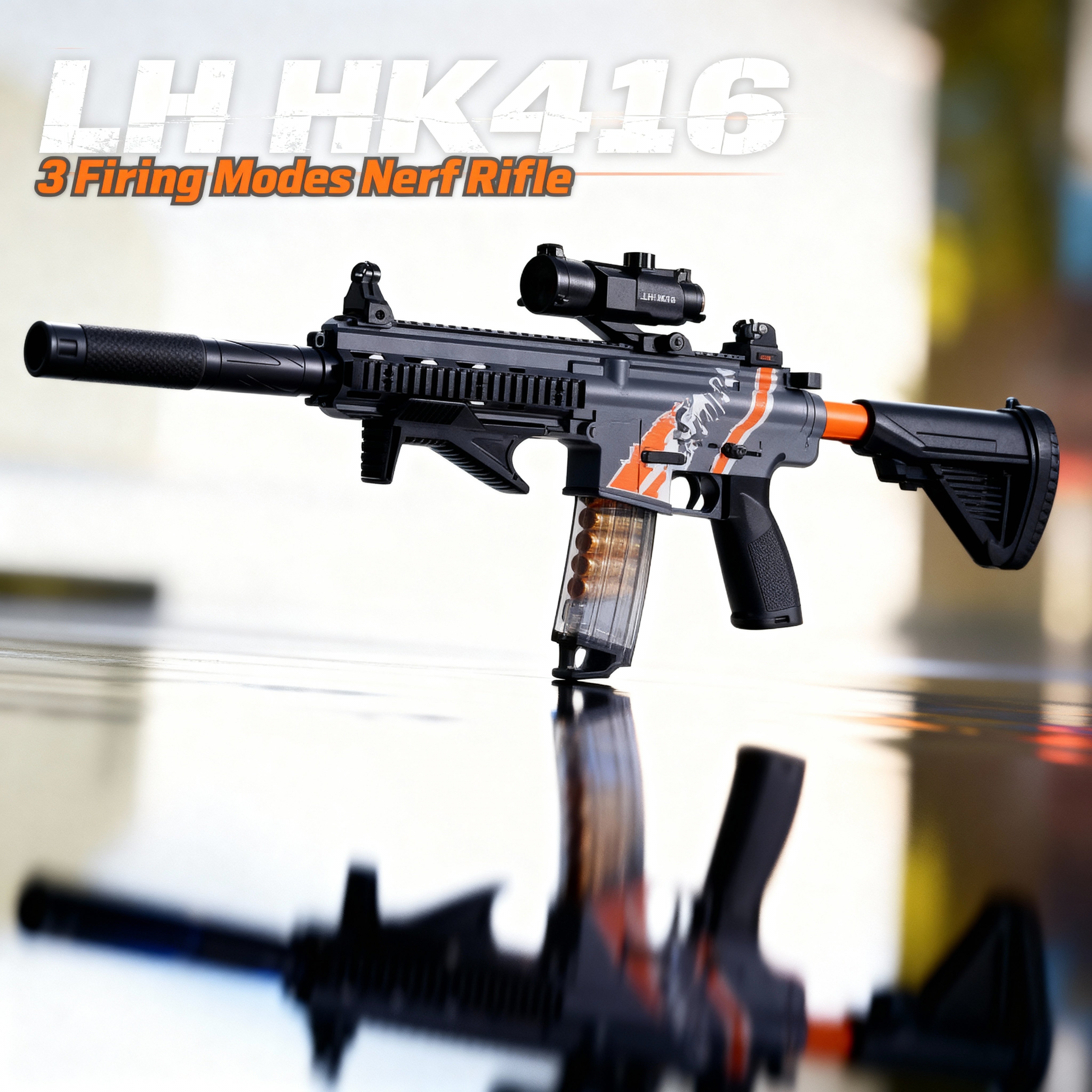 LH HK416 3 Firing Modes Nerf Rifle – rnguk