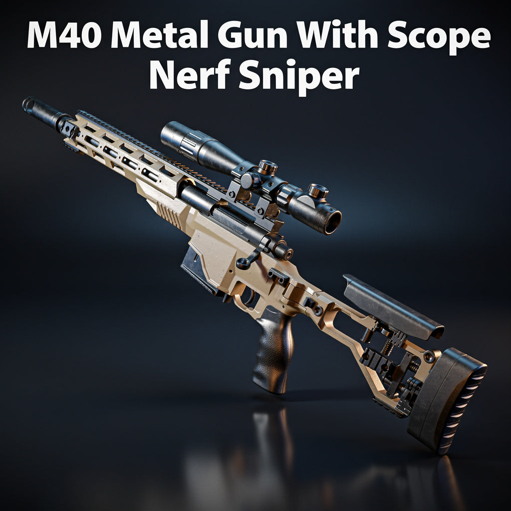 M40 Metal Gun With Scope Nerf Sniper – rnguk