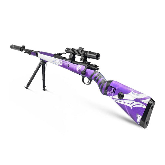 Purple Bolt Action Kar98k Sniper Rifle Nerf Guns – rnguk