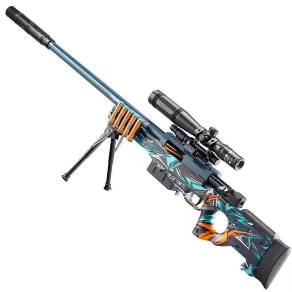 Graffiti Shell Ejecting AWM Nerf Sniper