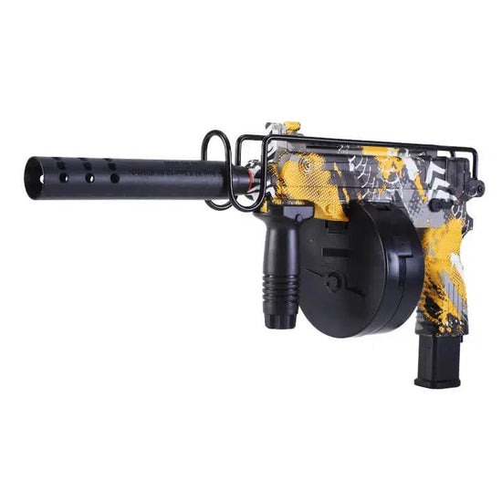 Electric Uzi SMG Orbeez Gun With Drum Magazine