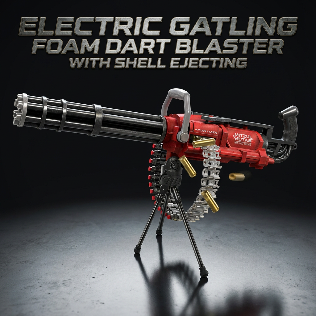 With Shell Ejection Minigun Nerf Gatling Gun – rnguk