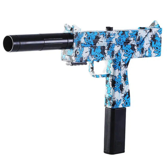 Blue Graffiti MAC10 Toy Guns SMG Orbeez Gun