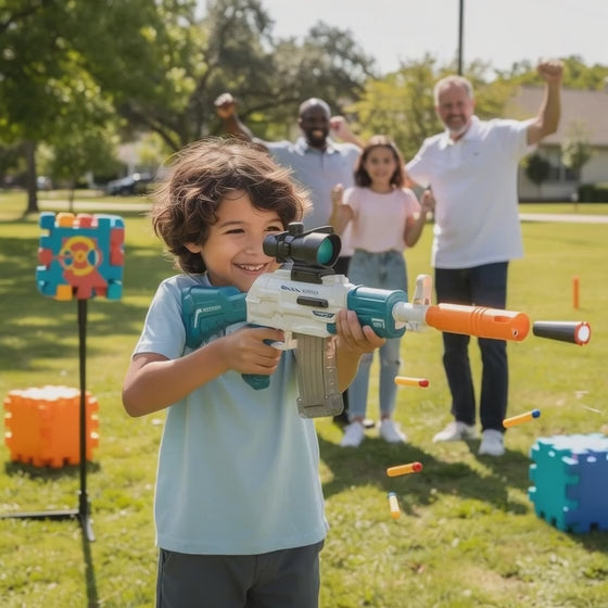 safe manual nerf rifle toy.